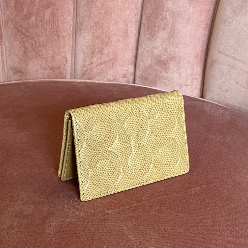 Tan Coach Wallet